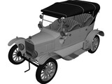 Ford Model T (1924) 3D Model preview