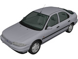 Ford Mondeo Hatchback (1993) 3D Model preview