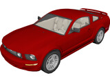 Ford Mustang 3D Model preview
