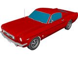 Ford Mustang (1965) 3D Model preview