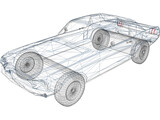 Ford Mustang (1967) 3D Model