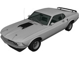 Ford Mustang (1969) 3D Model preview