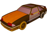 Ford Mustang (1989) 3D Model preview
