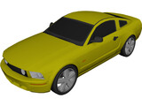 Ford Mustang (2005) 3D Model preview