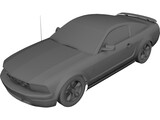 Ford Mustang 3D Model preview