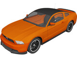 Ford Mustang BOSS (2012) 3D Model preview