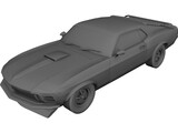 Ford Mustang Boss 302 3D Model preview