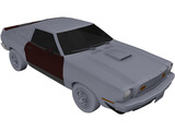 Ford Mustang Cobra II (1976) 3D Model