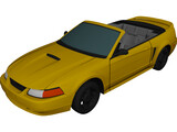 Ford Mustang Convertible (2000) 3D Model preview