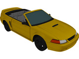 Ford Mustang Convertible (2000) 3D Model