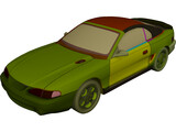 Ford Mustang Coupe (1996) 3D Model preview