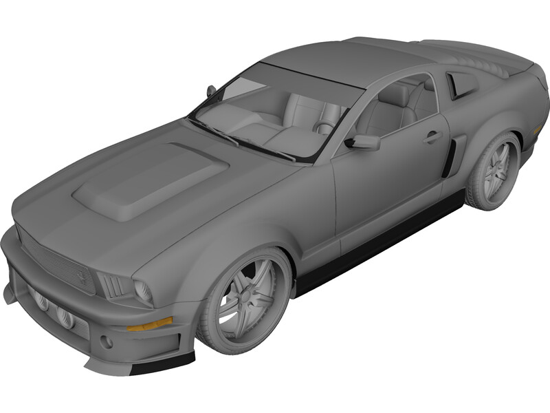 Ford Mustang Eleanor 3D Model