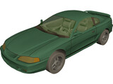 Ford Mustang GT (1994) 3D Model preview
