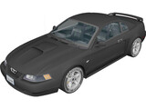 Ford Mustang GT (2000) 3D Model preview