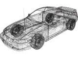 Ford Mustang GT (2000) 3D Model