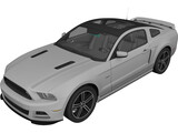 Ford Mustang GT (2013) 3D Model preview