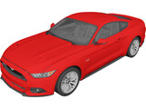 Ford Mustang GT (2015) 3D Model preview