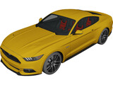 Ford Mustang GT 3D Model preview