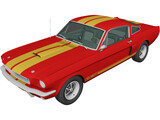 Ford Mustang GT350H Shelby [+Interior] (1966) 3D Model preview