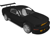 Ford Mustang GTR 3D Model