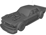 Ford Mustang Hoonicorn (1965) 3D Model preview