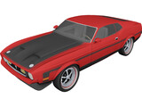 Ford Mustang Mach-1 3D Model preview