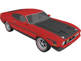 Ford Mustang Mach-1 3D Model