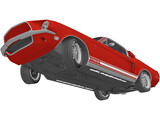 Ford Mustang Shelby GT-500KR (1968) 3D Model