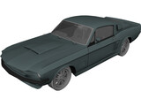 Ford Mustang Shelby GT500 (1967) 3D Model preview