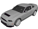 Ford Mustang Shelby GT500 (2013) 3D Model preview