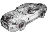 Ford Mustang Shelby GT500 3D Model