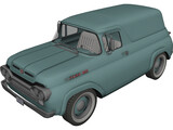 Ford Panel (1960) 3D Model preview