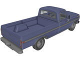 Ford Pickup (1977) 3D Model
