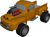 Ford Pickup [Supercharged] 3D Model preview