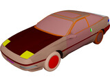 Ford Probe (1989) 3D Model preview