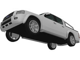 Ford Ranger DoubleCab (2003) 3D Model