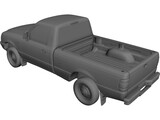 Ford Ranger Pickup (1998) 3D Model preview
