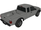 Ford Ranger Pickup 3D Model
