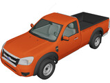 Ford Ranger RegularCab (2009) 3D Model preview
