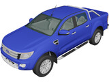 Ford Ranger T6 (2011) 3D Model preview