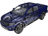 Ford Ranger T6 (2011) 3D Model