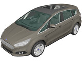Ford S-Max (2015) 3D Model preview