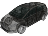 Ford S-Max (2015) 3D Model
