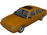 Ford Sierra 3D Model preview