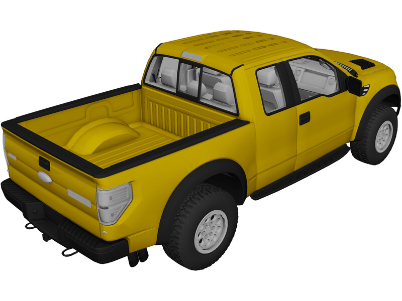 Ford SVT Raptor (2014) 3D Model