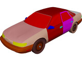 Ford Taurus (1992) 3D Model preview