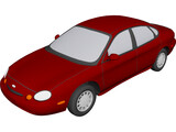 Ford Taurus (1996) 3D Model preview