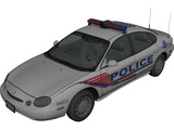 Ford Taurus Police 3D Model preview