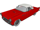 Ford Thunderbird (1955) 3D Model preview