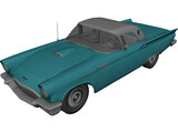 Ford Thunderbird (1957) 3D Model preview